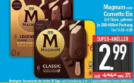 Magnum oder Cornetto Eis