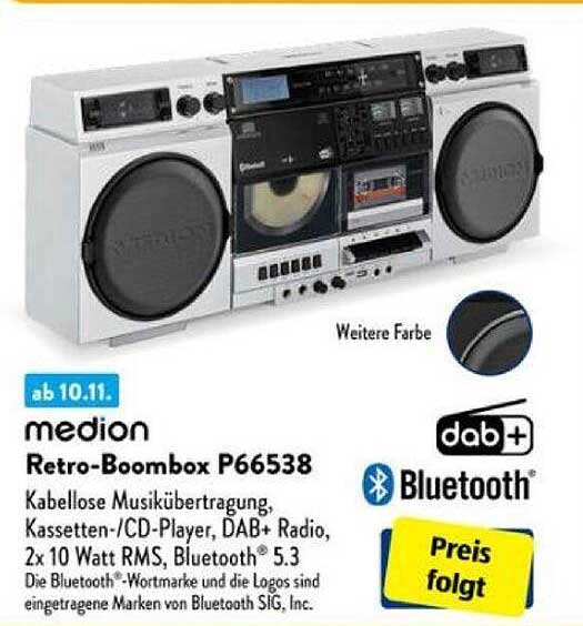 medion Retro-Boombox P66538