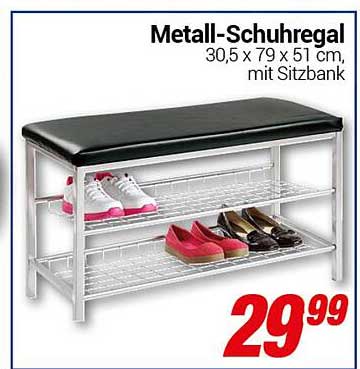 Metall-Schuhregal