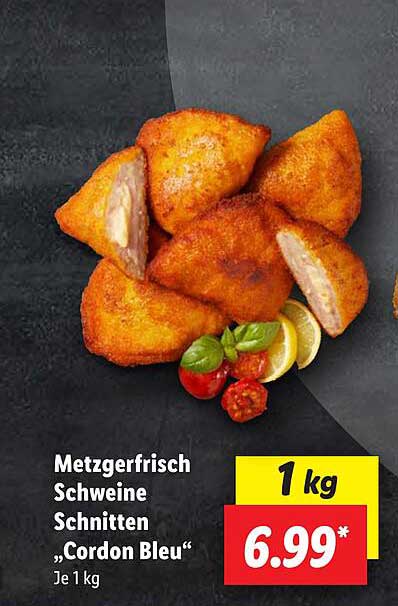 Metzgerfrisch Schweine Schnitten „Cordon Bleu“