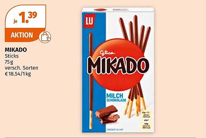 MIKADO Milch Schokolade