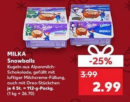 MILKA Snowballs