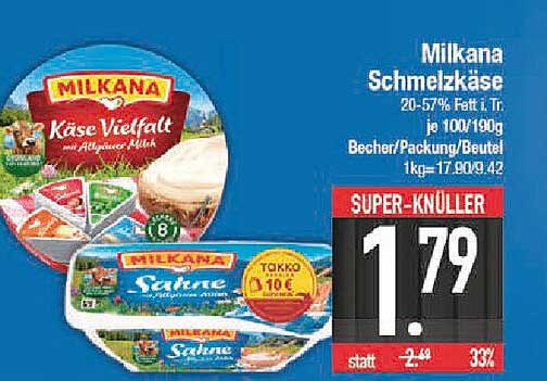 Milkana Schmelzkäse