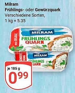 Milram Frühlings- oder Gewürzquark