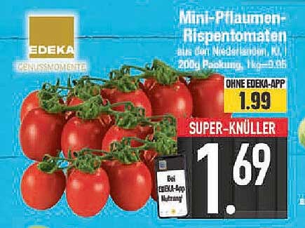 Mini-Pflaumen-Rispertomaten