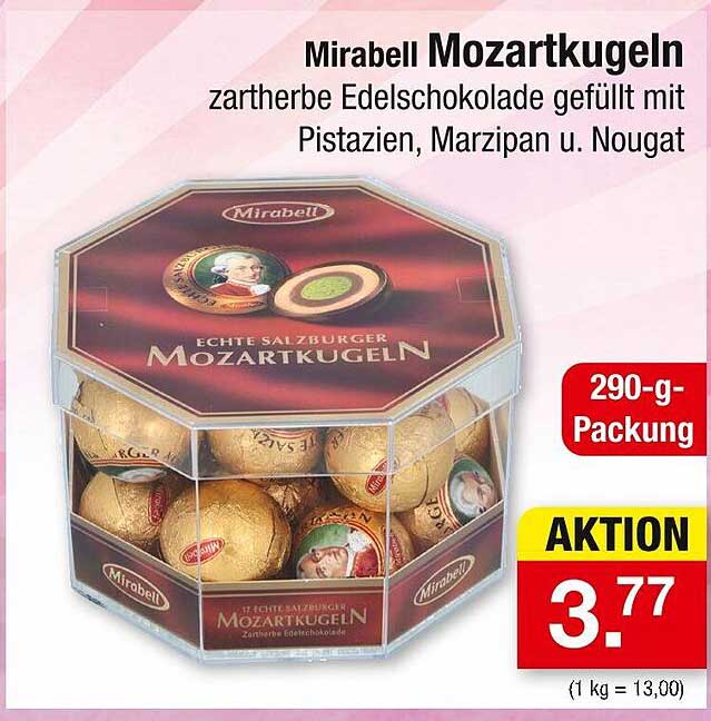 Mirabell Mozartkugeln