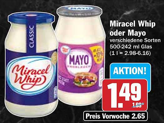 Miracel Whip oder Mayo