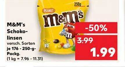 M&M's Schokolinsen