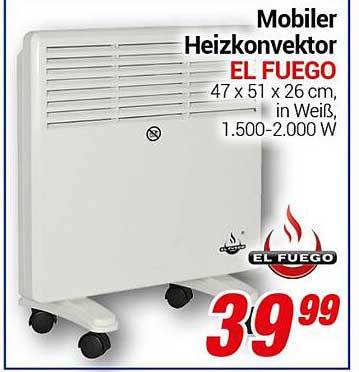 Mobiler Heizkonvektor EL FUEGO