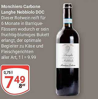 Monchiero Carbone Langhe Nebbiolo DOC