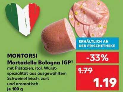 Montorsi Mortadella Bologna IGP