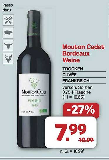 Mouton Cadet Bordeaux Weine