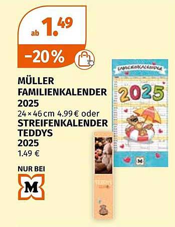 MÜLLER FAMILIENKALENDER 2025