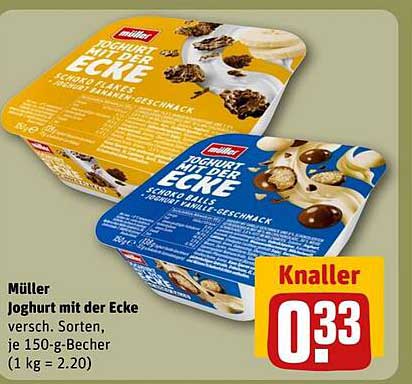 Müller Joghurt mit der Ecke