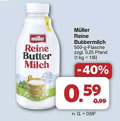 Müller Reine Buttermilch