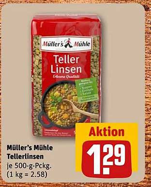 Müller's Mühle Tellerlinsen