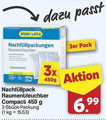 Nachfüllpack Raumtrockner Compact 450 g