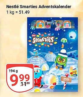 Nestlé Smarties Adventskalender