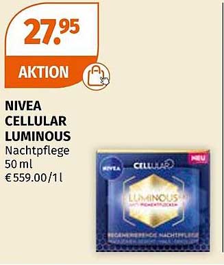 NIVEA CELLULAR LUMINOS Nachtpflege