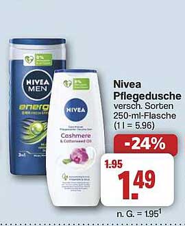 Nivea Pflegedusche versch. Sorten