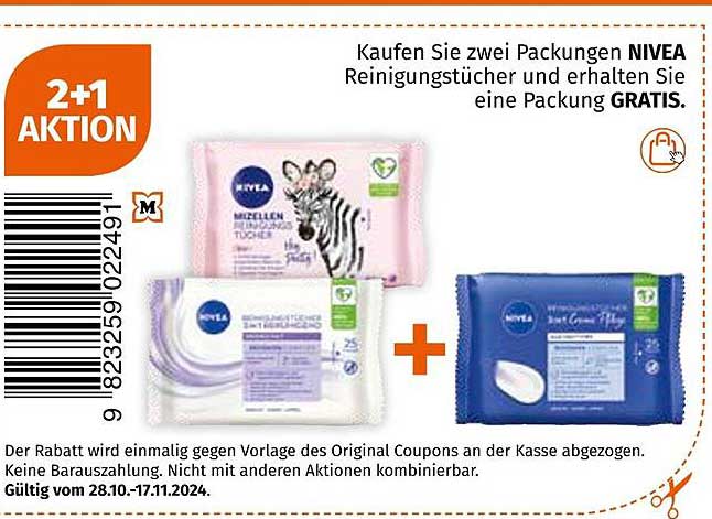 NIVEA Reinigungstücher