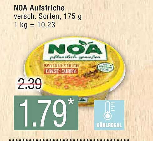 NOA Aufstriche