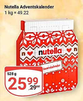 Nutella Adventskalender