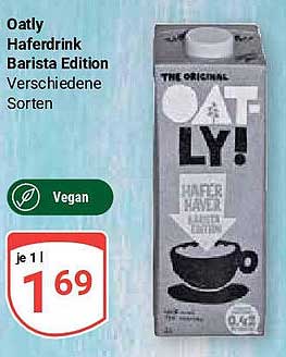 Oatly Haferdrink Barista Edition