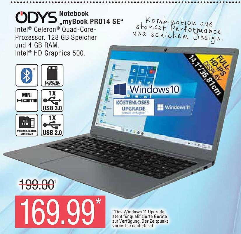 ODYS Notebook „myBook PRO14 SE“