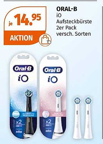 ORAL-B iO Aufsteckbürste 2er Pack