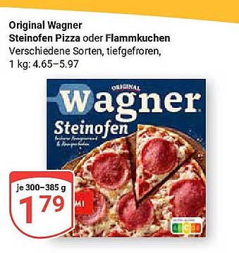 Original Wagner Steinofen Pizza oder Flammkuchen