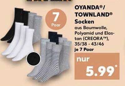 OYANDA®/TOWNLAND® Socken