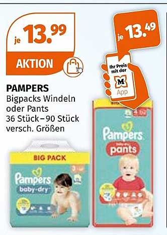 PAMPERS Bigpacks Windeln oder Pants