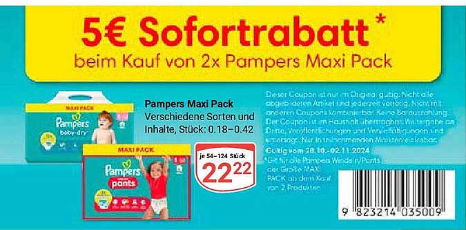 Pampers Maxi Pack