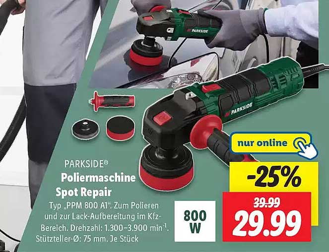 PARKSIDE® Poliermaschine Spot Repair