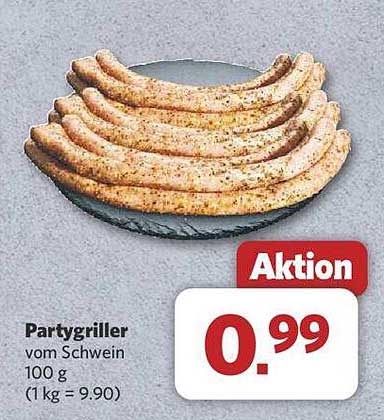 Partygriller vom Schwein