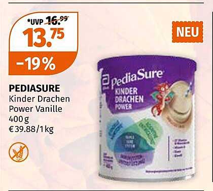 PEDIASURE Kinder Drachen Power Vanille