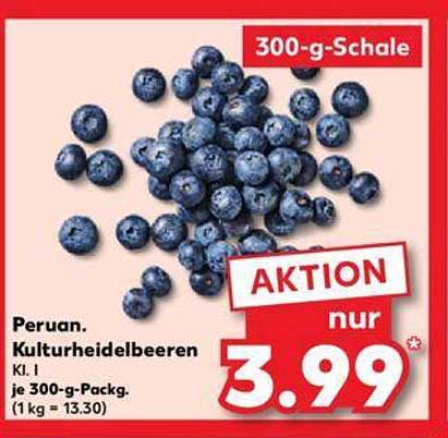 Peruan. Kulturheidelbeeren