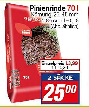 Pinienrinde 70 l