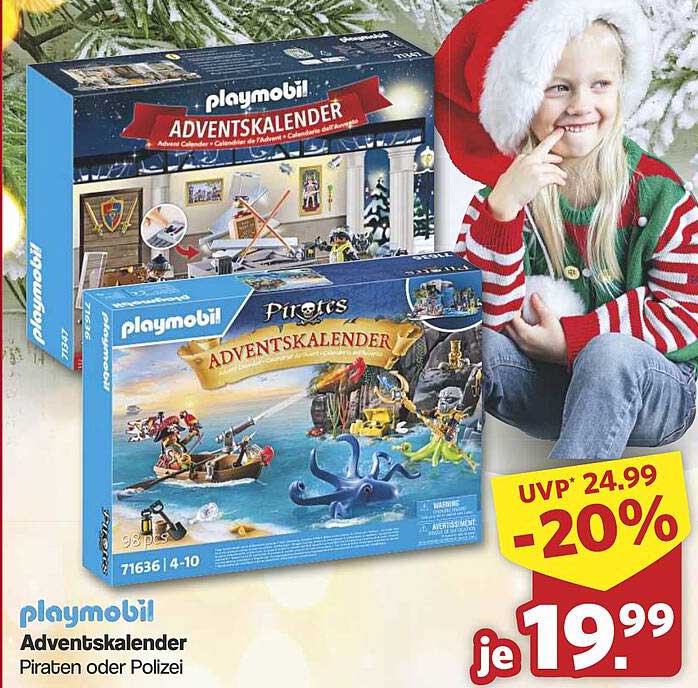 playmobil Adventskalender Piraten oder Polizei