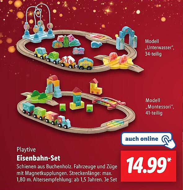 Playtive Eisenbahn-Set