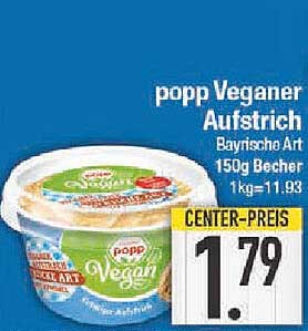 popp Veganer Aufstrich Bayrische Art