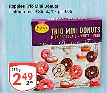 Poppies Trio Mini Donuts