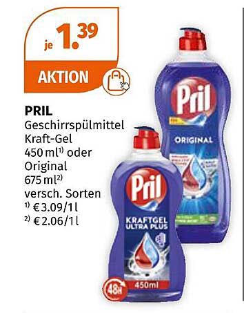 PRIL Geschirrspülmittel Kraft-Gel