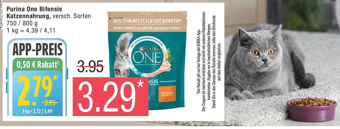 Purina One Bifensis Katzennahrung