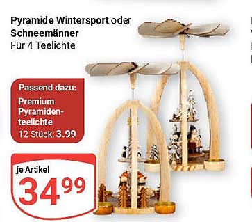 Pyramide Wintersport oder Schneemänner