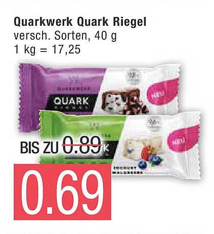 Quarkwerk Quark Riegel