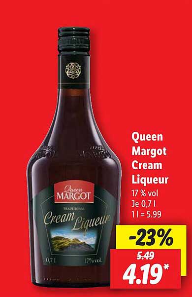 Queen Margot Cream Liqueur