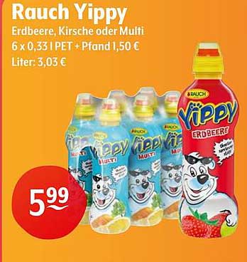 Rauch Yippy Erdbeere