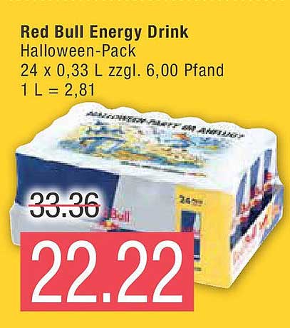 Red Bull Energy Drink Halloween-Pack